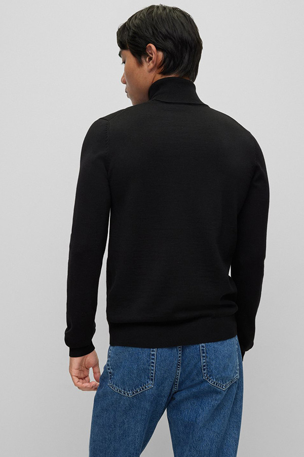 ΠΛΕΚΤΗ ΜΠΛΟΥΖΑ HUGO - 001 ΜΑΥΡΟ